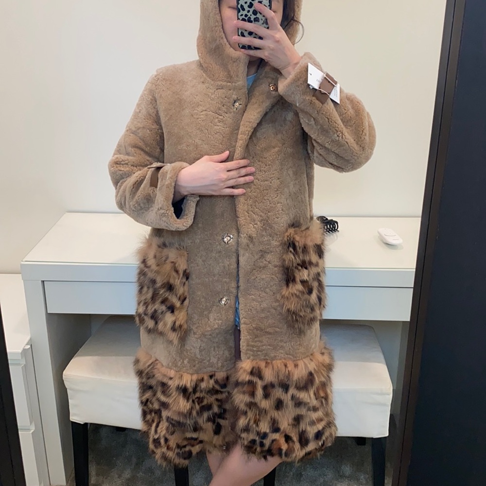 Shearling Peacoat - Picture 7 of 8